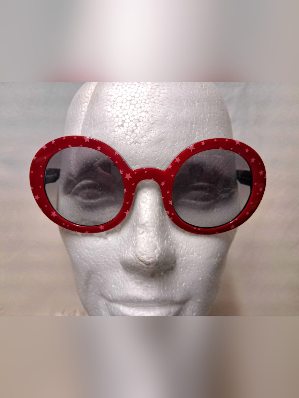 Miu Miu Red Star Round Sunglasses - Picture 2 of 8